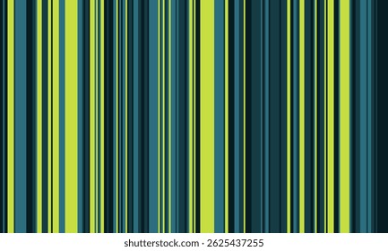 Fundo abstrato das faixas verticais.  Verde de limão vibrante e tons de azul-petróleo criam um design dinâmico e moderno ideal para sites, apresentações ou impressões têxteis.  Representa energia, velocidade e fluxo de dados.