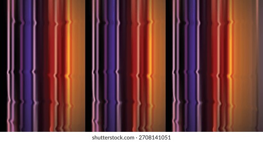 Abstract Vertical Stripes with Gradient Colors and Wavy Texture