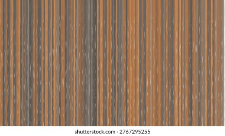 Abstract vertical stripes pattern featuring a blend of warm orange, rustic brown, and charcoal gray tones, creating a modern textured background with a subtle painterly effect.
