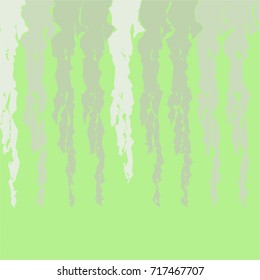 Abstract vertical tattered uneven stripes pattern in pastel green and blue colors