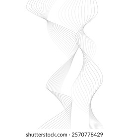 Abstract vertical vector wave background