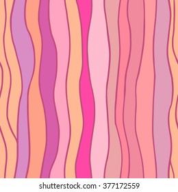 Abstract vertical waves background - seamless pattern