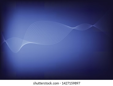 Abstract vertical wavy wave pattern on a separate blue background Creative Art 10 EPS Vector Illustration Light Blue Blue Wavy Lines Beautiful Design