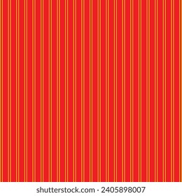 abstract vertical yellow double thin line pattern on red background.