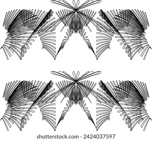 ABSTRACT A VERY COOL AND NICE COCONUT TREE