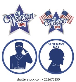 abstract veteran day objects