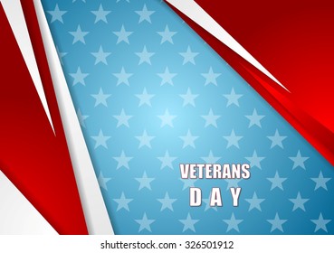 Abstract Veterans Day Background Vector Design Stock Vector (Royalty ...