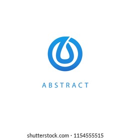 Abstract vetor logo vector design. Sign for business, internet communication company, digital agency, marketing. Modern decorative geometric icon.