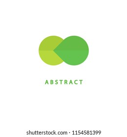 Abstract vetor logo vector design. Sign for business, internet communication company, digital agency, marketing. Modern decorative geometric icon.