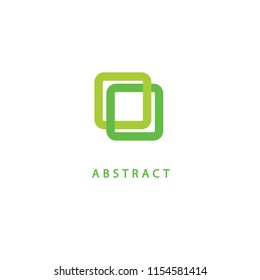 Abstract vetor logo vector design. Sign for business, internet communication company, digital agency, marketing. Modern decorative geometric icon.