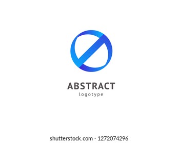 Abstract vetor logo vector design. Sign for business, internet communication company, digital agency, marketing. Modern decorative geometric icon.