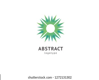 Abstract vetor logo vector design. Sign for business, internet communication company, digital agency, marketing. Modern decorative geometric icon.