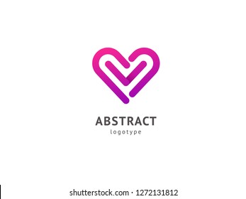 Abstract vetor logo vector design. Sign for business, Logo design care vector template. Modern decorative geometric icon.