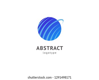 Abstract vetor logo vector design. Sign for business, internet communication company, digital agency, marketing. Modern decorative geometric icon.