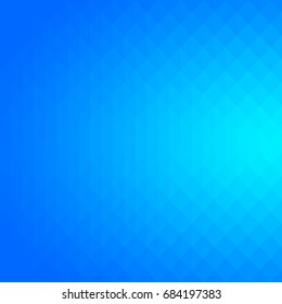 Abstract vibrant blue geometric background.