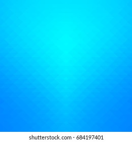 Abstract vibrant blue geometric background.