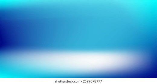 Abstract vibrant blue gradient background showcasing smooth transitions and a calm aesthetic suitable for various creative designs.