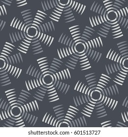 Abstract vibrant circle motif textured background. Seamless pattern.