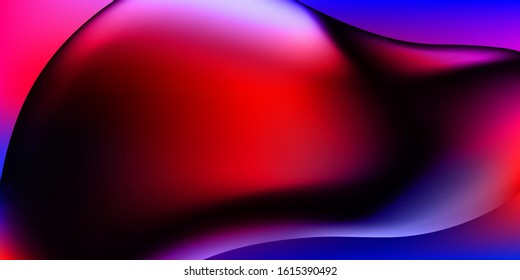 Color abstracto de fondo de gradiente negro de color brillante con colores de tendencia rosa, violeta, magenta y ultramarino para conceptos de diseño, fondos de pantalla, web, presentaciones e impresiones. Ilustración vectorial.