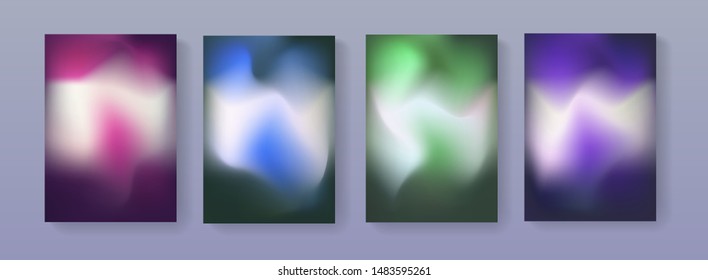 Abstract vibrant colorful gradient background illustration vector design. Modern fluid backdrops.