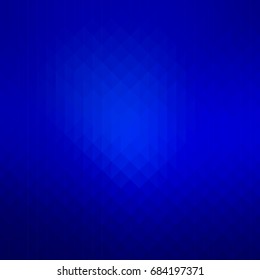 Abstract vibrant and dark blue geometric background.