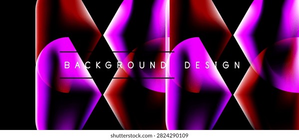 Abstractas diseño vibrante cuenta