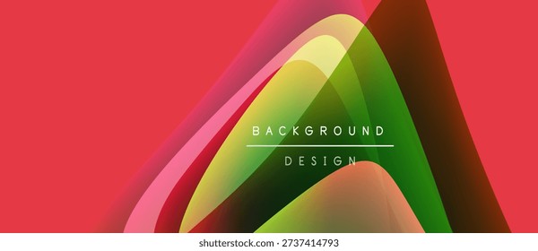 Abstractas diseño vibrante con