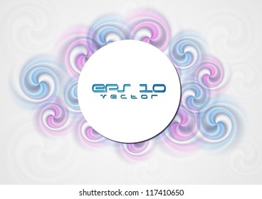 Abstract vibrant design. Vector background eps 10