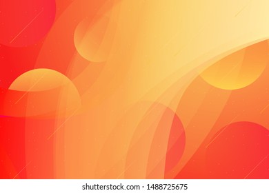 Abstract vibrant dynamic minimal geometric orange background