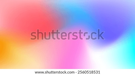 Abstract vibrant gradient background featuring smooth, saturated color smears. Ideal for modern designs, posters, presentations, websites, and creative vector EPS projects. Clean and dynamic look.
