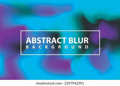 Abstract Vibrant Gradient background. Saturated Colors Smears. Vector EPS.