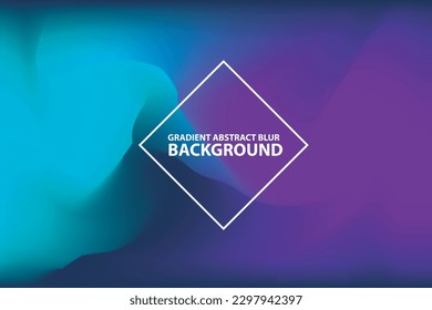 Abstract Vibrant Gradient background. Saturated Colors Smears. Vector EPS.