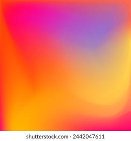 Fondo de degradado vibrante abstracto. Smears de colores saturados. Vector EPS.
