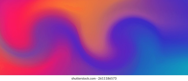 Abstract Vibrant Gradient background. Saturated Colors Smears. Vector EPS 10