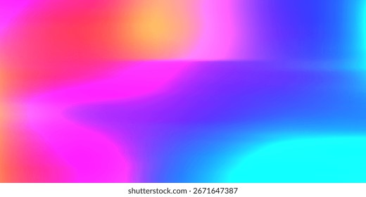 Abstract Vibrant Gradient background. Saturated Colors Smears. Vector EPS.