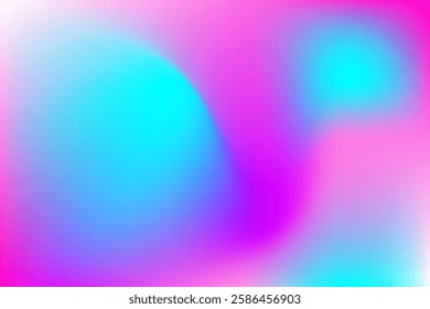 Abstract vibrant gradient background with smooth transitions of blue, pink, and purple shades. Perfect for design, creative projects, or technology themes with a modern and colorful aesthetic.