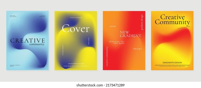 Abstract vibrant gradient background vector. Minimalist style cover template with shapes, colorful and liquid color. Modern wallpaper design perfect for social media, idol poster, photo frame.