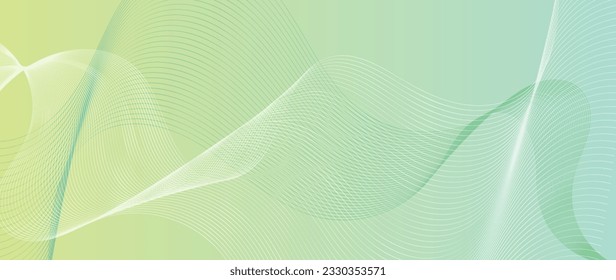 Abstract vibrant gradient line background vector. Futuristic style wallpaper with line distortion, wave, curved lines, colorful. Modern wallpaper design for backdrop, website, business, technology.