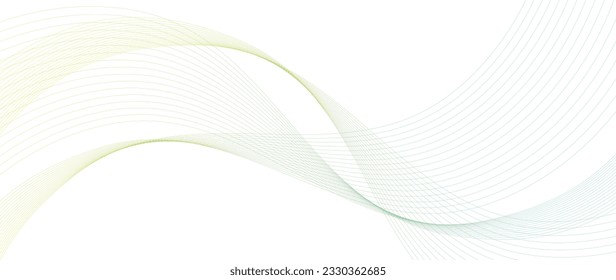 Abstract vibrant gradient line background vector. Futuristic style wall art with line distortion, wave, curved lines, color. Modern wallpaper design for business, technology, website, backdrop.