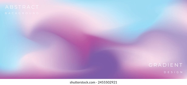 Abstract Vibrant gradient mesh background vector. Saturated Colors blurred fluid texture for Modern template for posters, ad banners, brochures, flyers, covers, websites.