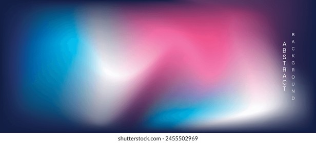 Abstract Vibrant gradient mesh background vector. Saturated Colors blurred fluid texture for Modern template for posters, ad banners, brochures, flyers, covers, websites.