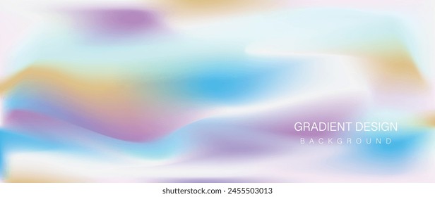 Abstract Vibrant gradient mesh background vector. Saturated Colors blurred fluid texture for Modern template for posters, ad banners, brochures, flyers, covers, websites.