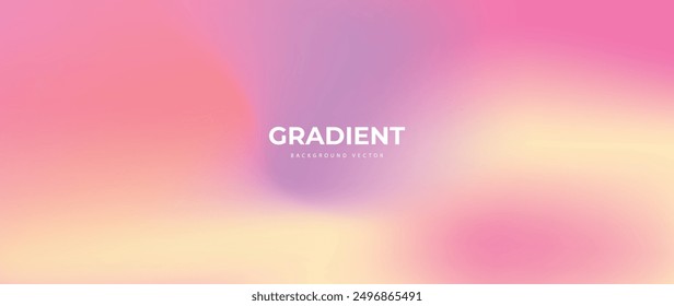 Abstract Vibrant gradient mesh background vector. Saturated Colors blurred fluid texture for Modern template for posters, ad banners, brochures, flyers, covers, websites.