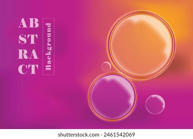 Abstract vibrant gradient modern background design