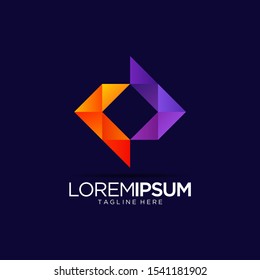 Abstract Vibrant Logo Design Vector Template