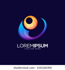 Abstract Vibrant Logo Design Vector Template