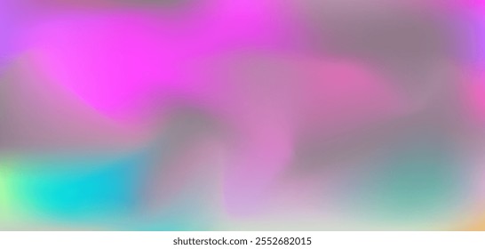 Abstractas magenta vibrante, azul azulado y gris colores de malla de fondo degradado. Impresión digital ondulada líquida colorida de moda de la acuarela del rosa y del verde aguamarina para el diseño de ui, Anuncio, cartel estético