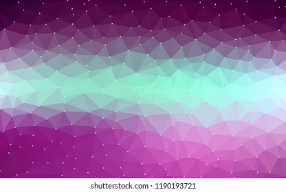 Abstract vibrant mosaic background