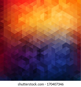 Abstract vibrant mosaic background