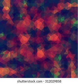 Abstract vibrant mosaic background - eps10